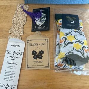 OwlCrate February YA Box Goodies